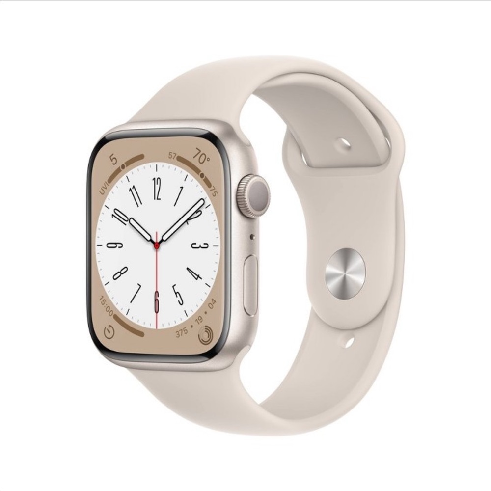 Apple Watch Series 8 GPS 41mm Starlight Aluminum Case with Starlight Sport Band